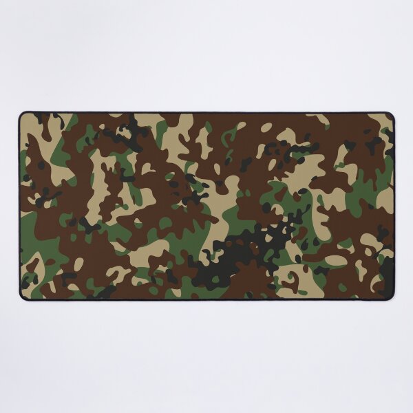 Item preview, Camouflage Flat Dark Earth Green Black Brown Jungle Camo designed and sold by Cyberty.