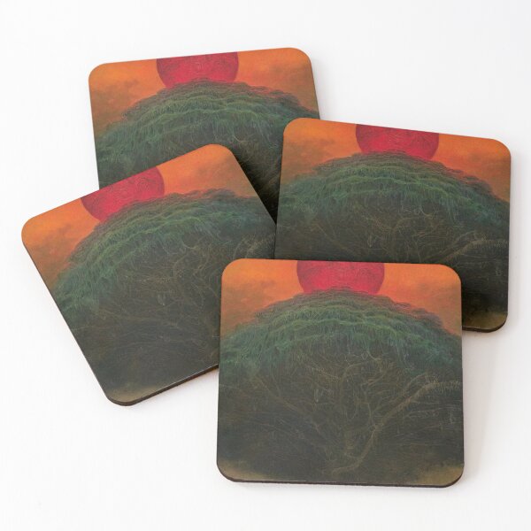 Item preview, Untitled (Bloody Sunset), by Zdzisław Beksiński designed and sold by JustContemplate.