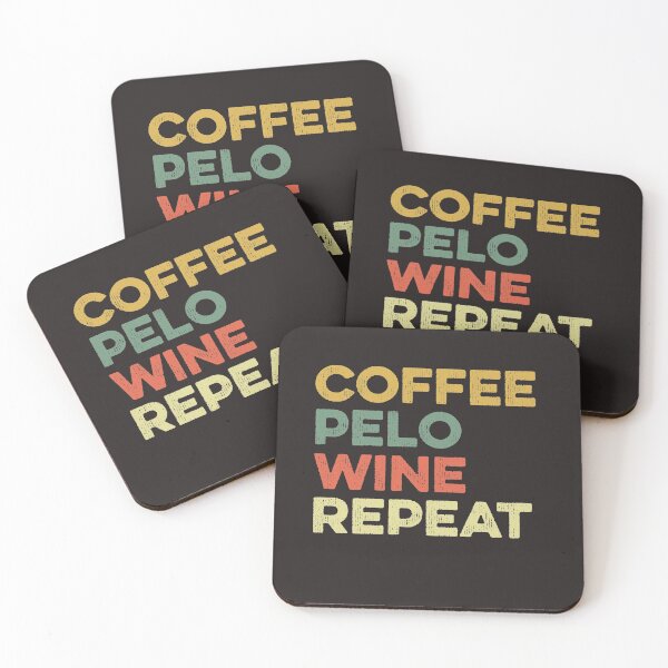 Item preview, Coffee Pelo Wine Repeat Funny Cycling Spinning Spin Class  designed and sold by gkao.