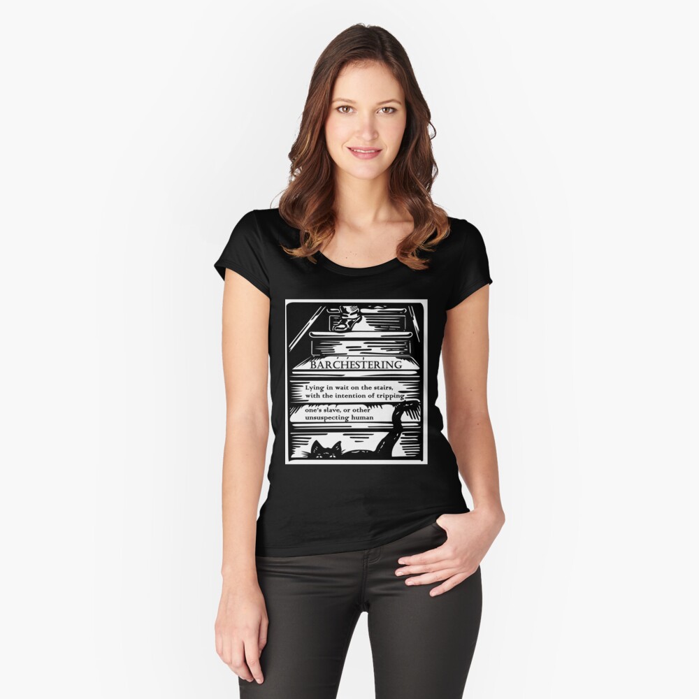Item preview, Fitted Scoop T-Shirt designed and sold by webbiededge.
