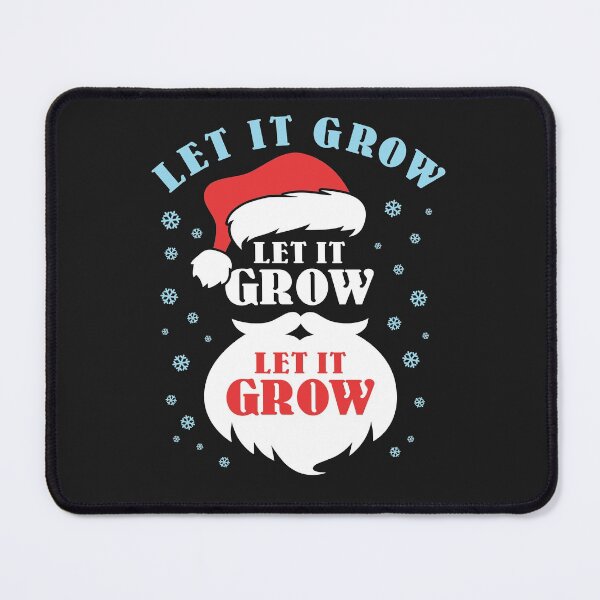 Item preview, Christmas Beard Bearded Santa Claus Let It Grow designed and sold by jaygo.