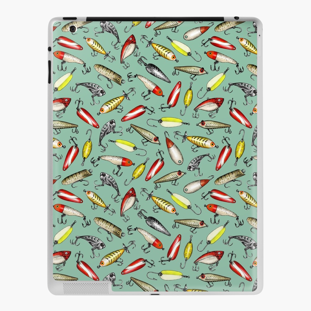 Vintage Fishing Lures 2 iPad Case & Skin for Sale by Salzanos