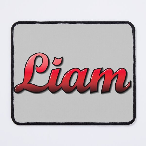 Item preview, Copy of Name Liam in red, black with gradient and shadows designed and sold by Rene Acan.