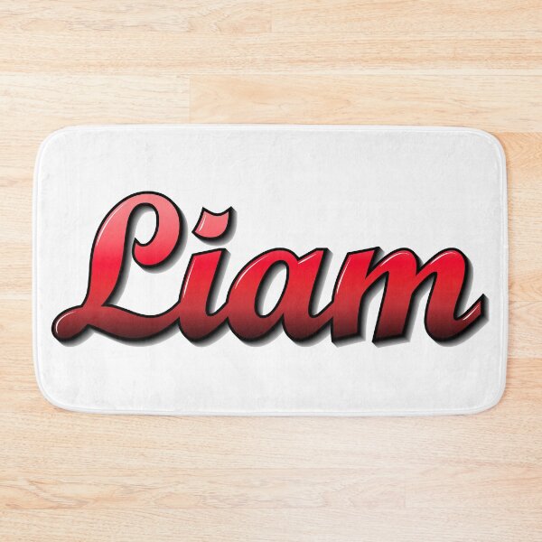Item preview, Copy of Name Liam in red, black with gradient and shadows designed and sold by Rene Acan.