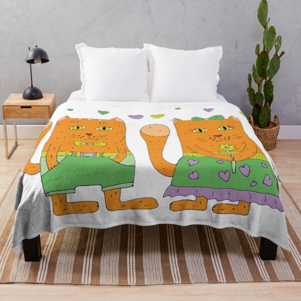 Item preview, Red-haired cats in love. designed and sold by Olga81creative.
