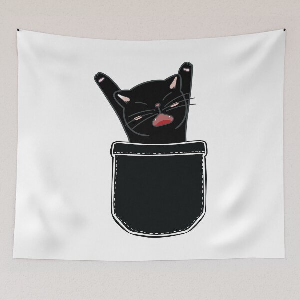 Item preview, Cat in the pocket V2 designed and sold by REFCreative.