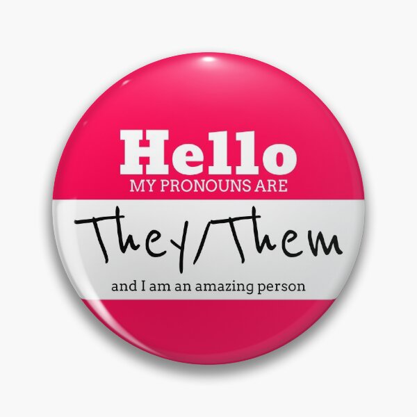 Item preview, Hello my pronouns are they/them designed and sold by IBD-HOUS.