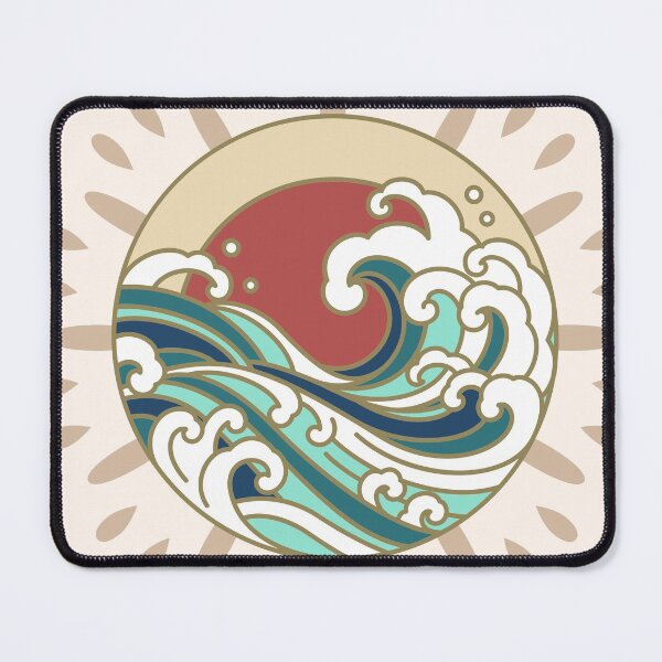 Item preview, sun, waves & arabesques designed and sold by bohemedesign.