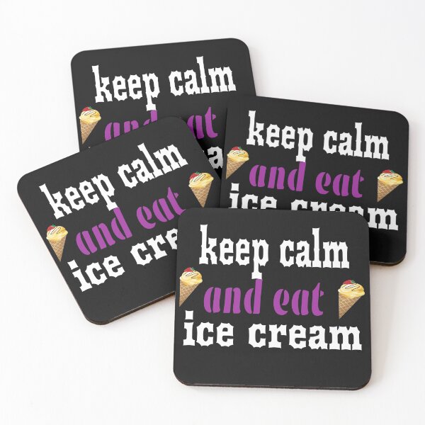 Item preview, KEEP CALM AND EAT ICE CREAM. designed and sold by leicha.