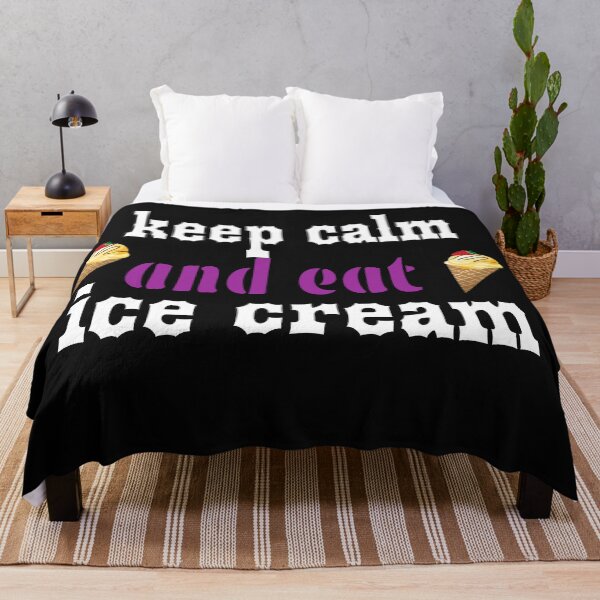 Item preview, KEEP CALM AND EAT ICE CREAM. designed and sold by leicha.