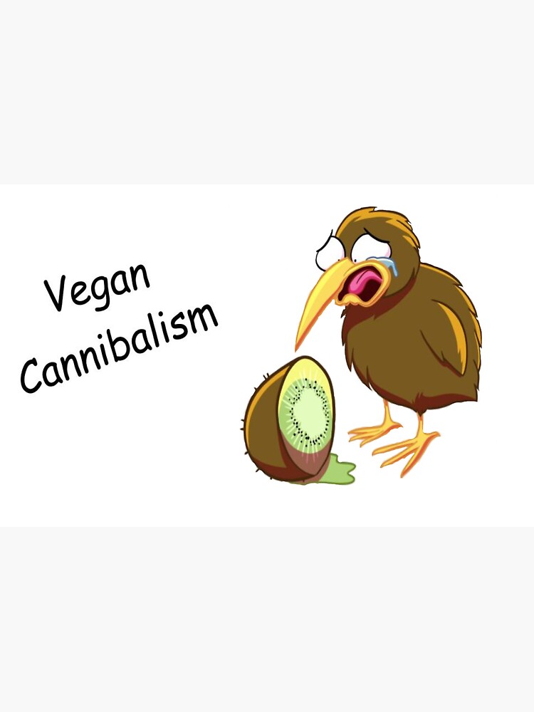 "vegan cannibalism" Sticker for Sale by Harley210art Redbubble