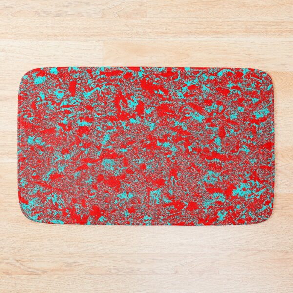 Item preview, Red and Light Blue Abstract Random Pattern designed and sold by IraNiva.