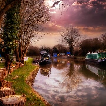 Artwork thumbnail, Canal Sunrise by Hannah the Narrowboat