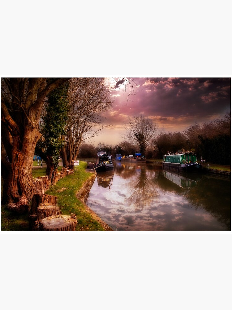 Thumbnail 2 of 2, Jigsaw Puzzle, Canal Sunrise designed and sold by NBHannah.