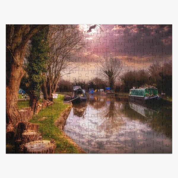 Canal Sunrise Jigsaw Puzzle