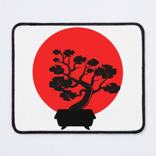 Item preview, BONSAI TREE AND RED SUN - HARMONY PEACE ORDER BALANCE designed and sold by MrCreativeArts.