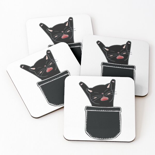Item preview, Cat in the pocket V2 designed and sold by REFCreative.