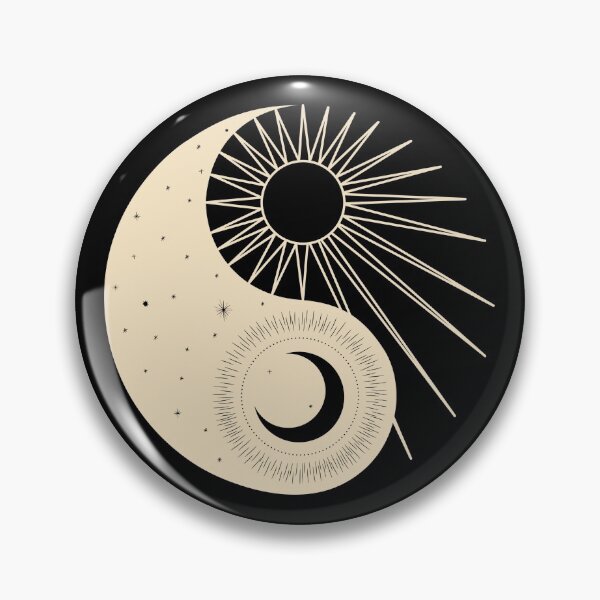 Item preview, yin yang moon and sun designed and sold by Bizarro23.