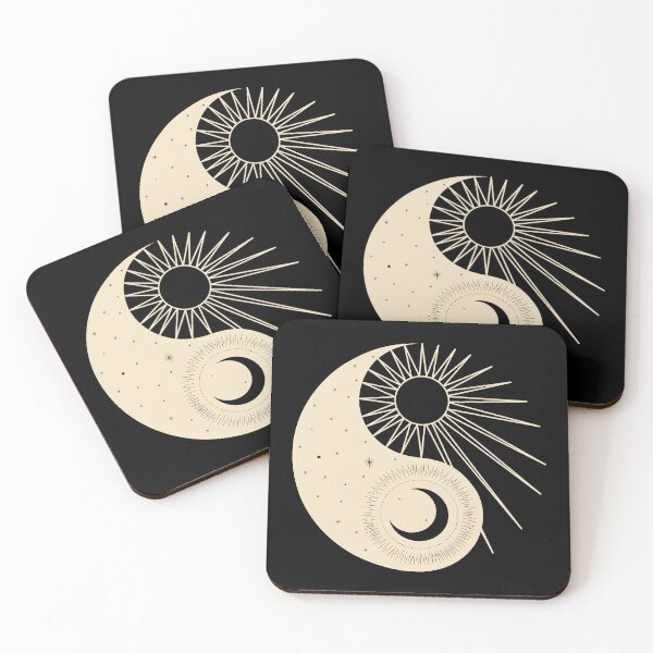 Item preview, yin yang moon and sun designed and sold by Bizarro23.