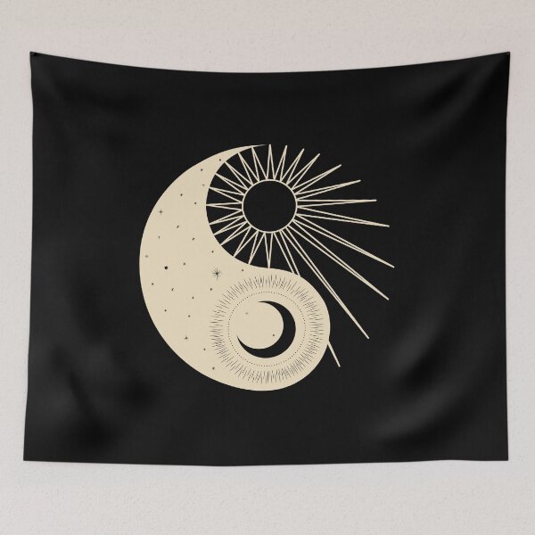 Item preview, yin yang moon and sun designed and sold by Bizarro23.