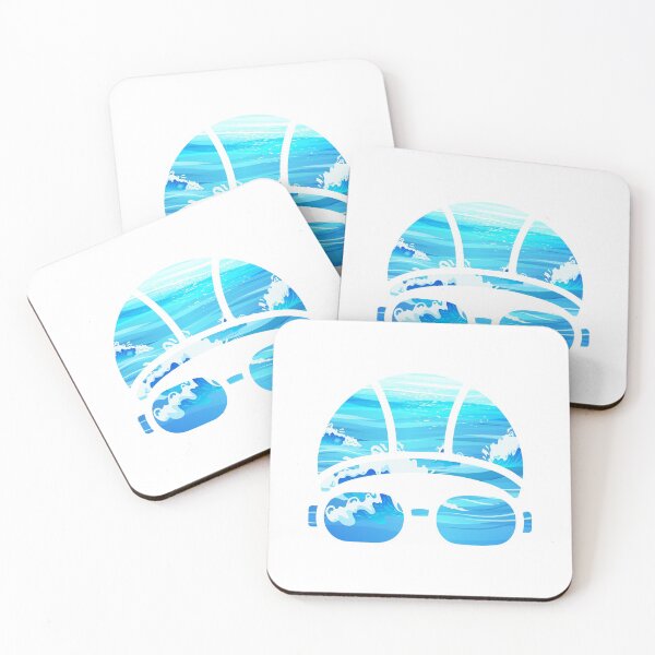 Item preview, Creative Swimming Cap of the Waves Gift designed and sold by swimarts.