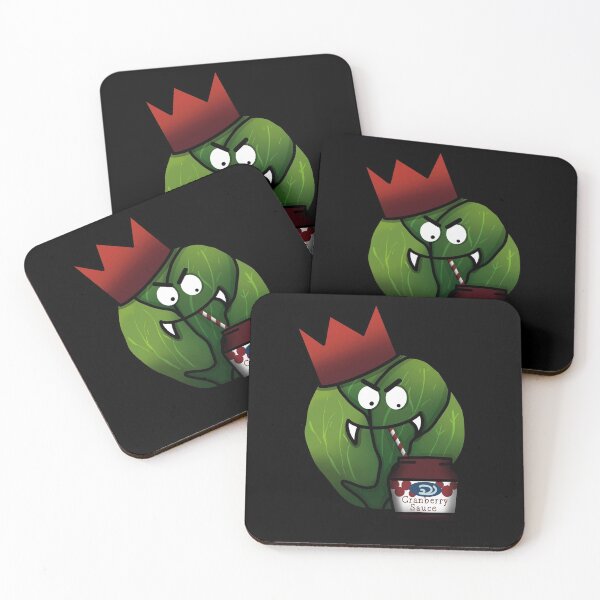 Item preview, Vampire Brussel Sprout Gothic Christmas designed and sold by Gemma Compton.