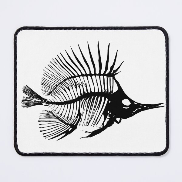 Item preview, Black butterfly fish skeleton designed and sold by Thatgaybrand.