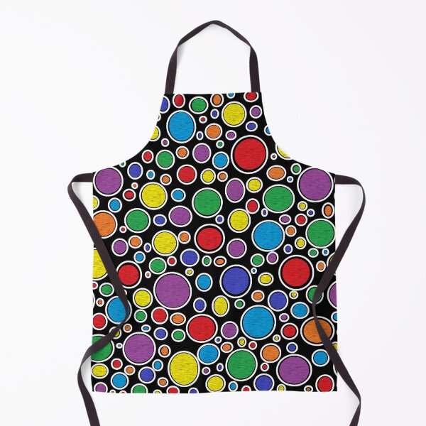 Item preview, Colored Bubbles Black designed and sold by lornakay.