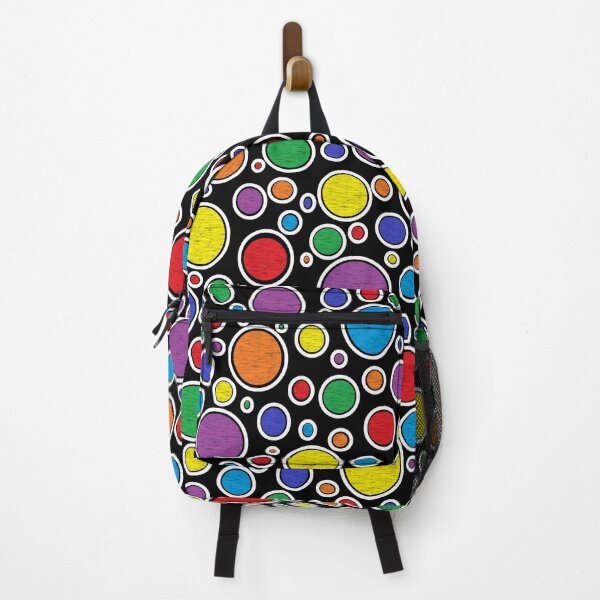 Item preview, Colored Bubbles Black designed and sold by lornakay.