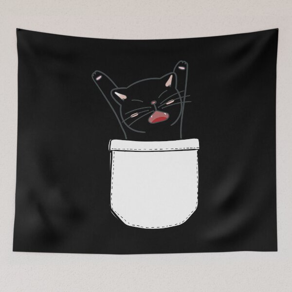 Item preview, Cat in the pocket V1 designed and sold by REFCreative.