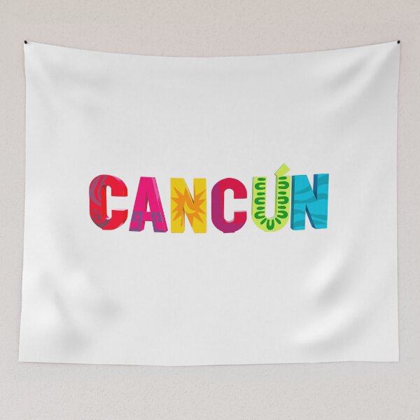 Item preview, Drawing of the CANCUN Mexico sign designed and sold by VacationCity.
