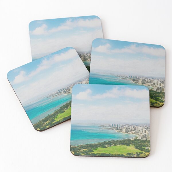 Item preview, Honolulu Cityscape | Oahu, Hawaii | Landscape Photo Print designed and sold by admkng.