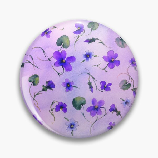 Item preview, Purple and Blue Wildflower Violets Flower Pattern designed and sold by Shadowlight21.