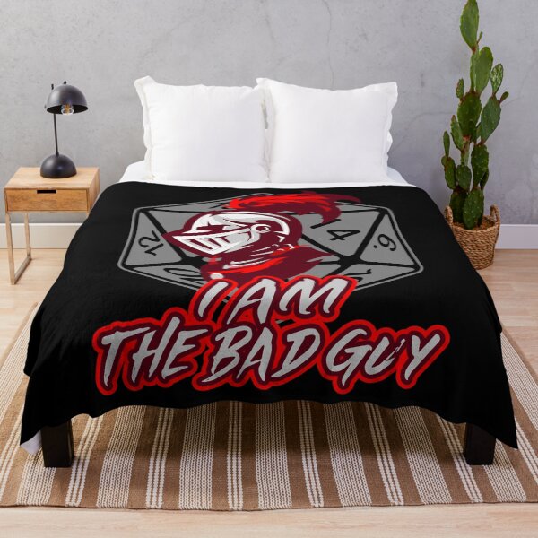 Item preview, I AM The Bad Guy Critical Hit d20 Polyhedral Dice Design designed and sold by Candlewood Museum & Gift Shoppe.