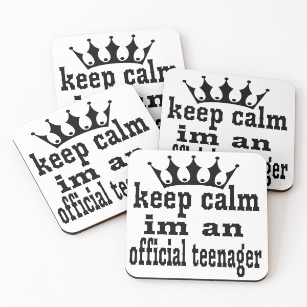 Aperçu de l'œuvre KEEP CALM IM AN OFFICIAL TEENAGER. créée et vendue par leicha.