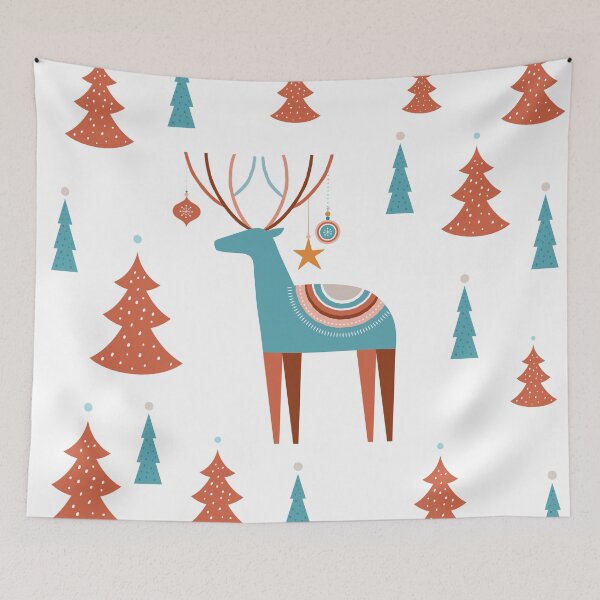 Item preview, Nordic Reindeer Winter and Christmas Stickers  designed and sold by Pinkmagenta.