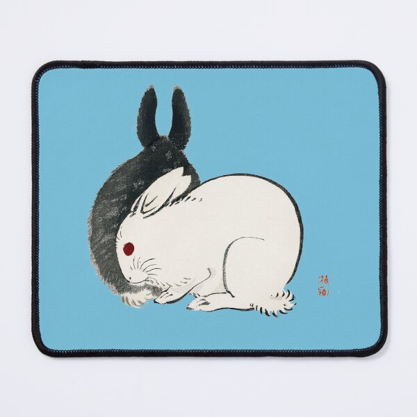 Item preview, Japanese art rabbits by kono Bairei designed and sold by philipinct.