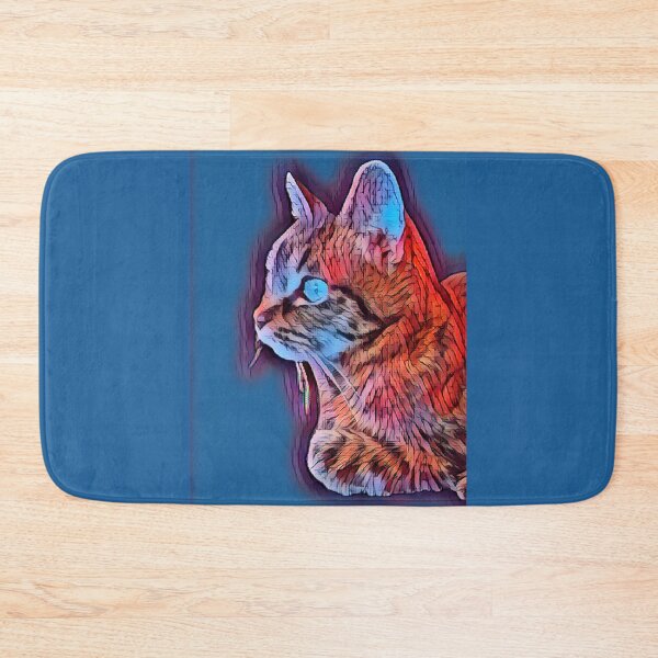 Item preview, Tabby Cat in Red Tones designed and sold by CheekyGrace.