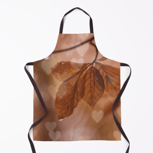 Item preview, Brown Autumn Leaves with Raindrops and Hearts designed and sold by HMadeArtSON.