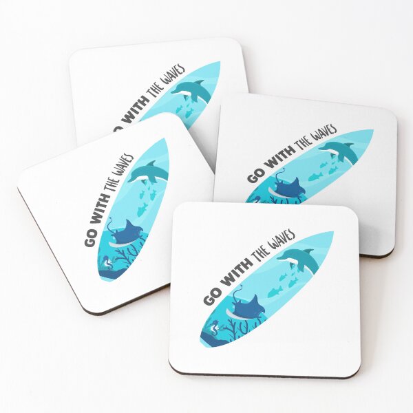 Item preview, Go with the waves - Creative Surfboard designed and sold by swimarts.