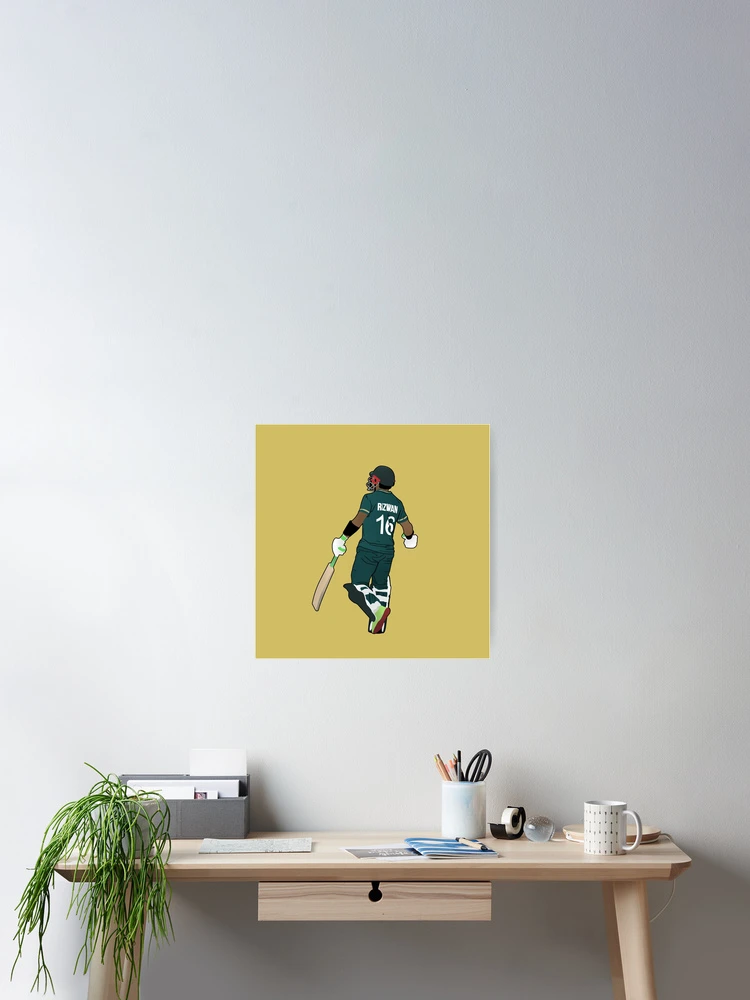 Thumbnail 2 of 3, Poster, Mohammad Rizwan designed and sold by HitFor6.
