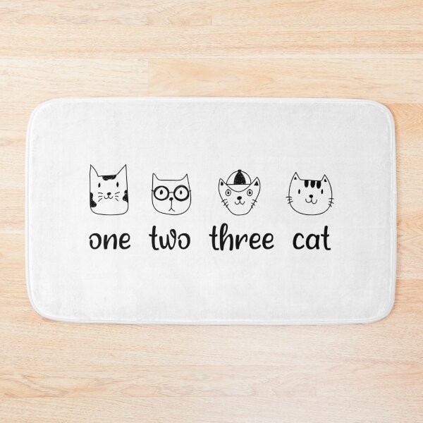 Item preview, Enumeration Quote for Cat Lovers: One Two Three Cat designed and sold by Shopnetro.