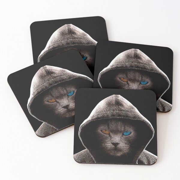 Item preview, Heterochromia Hooded Cat  Two-color eyes designed and sold by paulocampos.