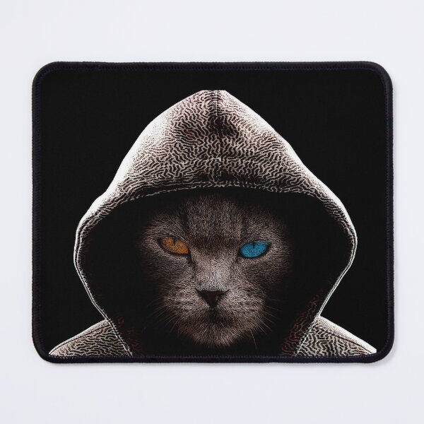 Item preview, Heterochromia Hooded Cat Two-color eyes designed and sold by paulocampos.