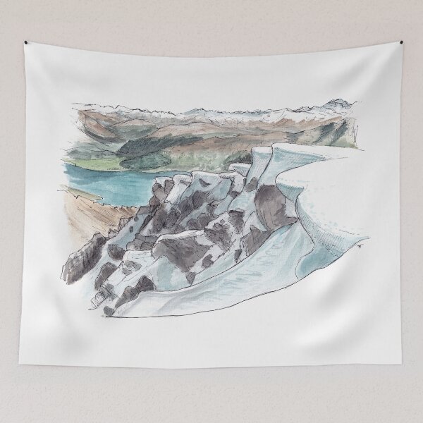 Item preview, Mt Alaska Summit Watercolour designed and sold by Tom Napper Design.