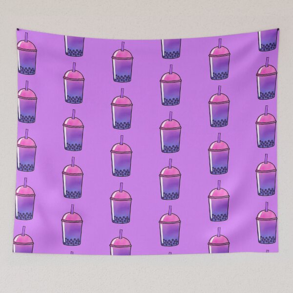 Item preview, Pink and Purple Boba Bubble Tea Drink designed and sold by KTCreativeSide.