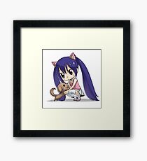 Chibi Wendy of Fairy tail Framed Print