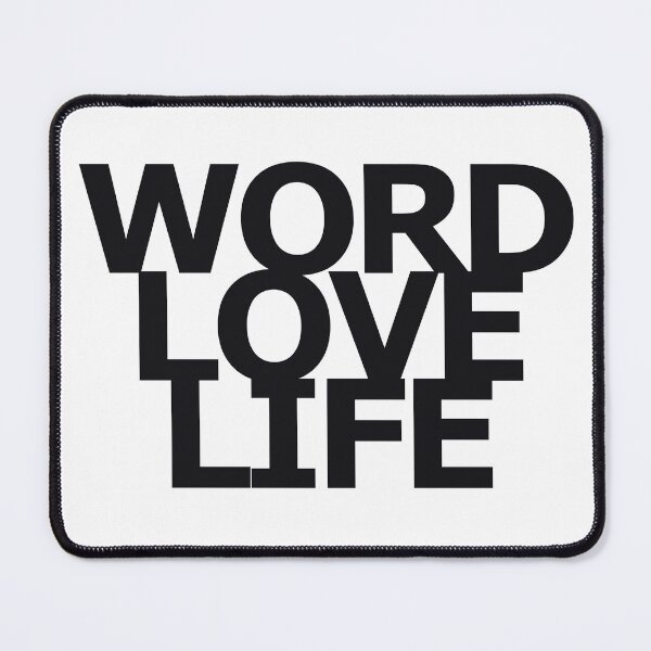 Item preview, Word Love Life designed and sold by makiandart.