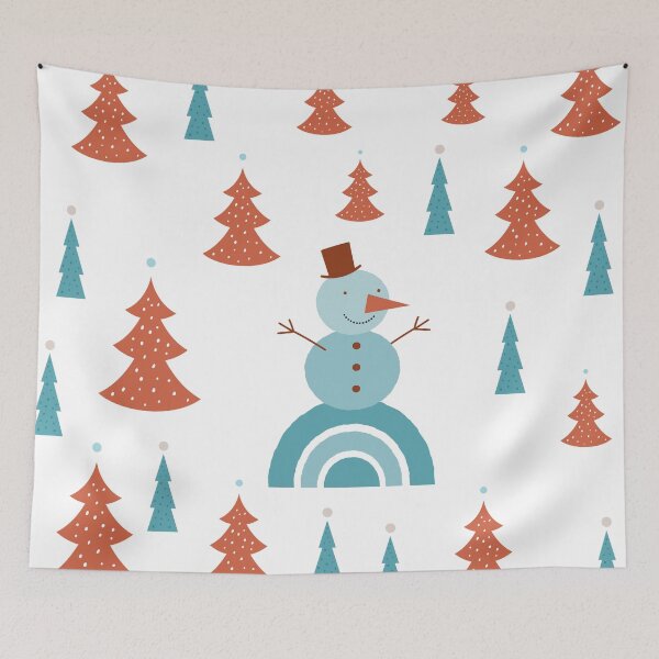 Item preview, Nordic Winter Snowman and Stickers  designed and sold by Pinkmagenta.