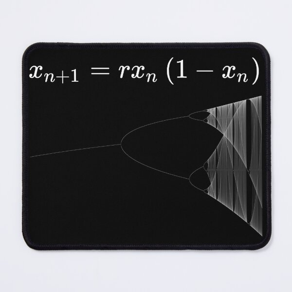 Item preview, White Logistic Map Formula  designed and sold by Rupert Russell.